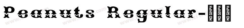 Peanuts Regular字体转换